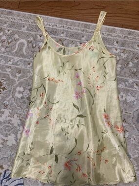 Vintage Yellow Slip Dress